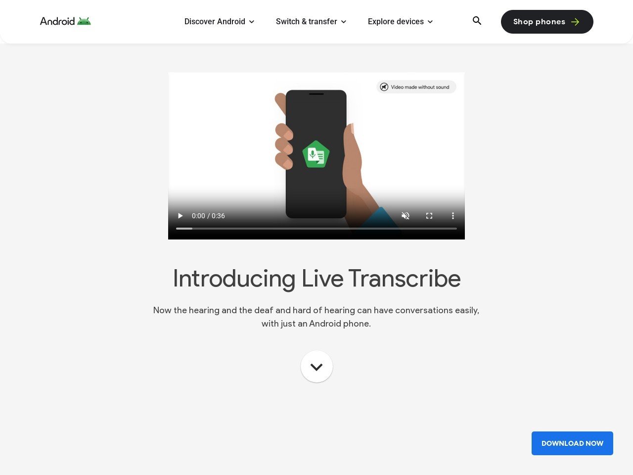 Live Transcribe
