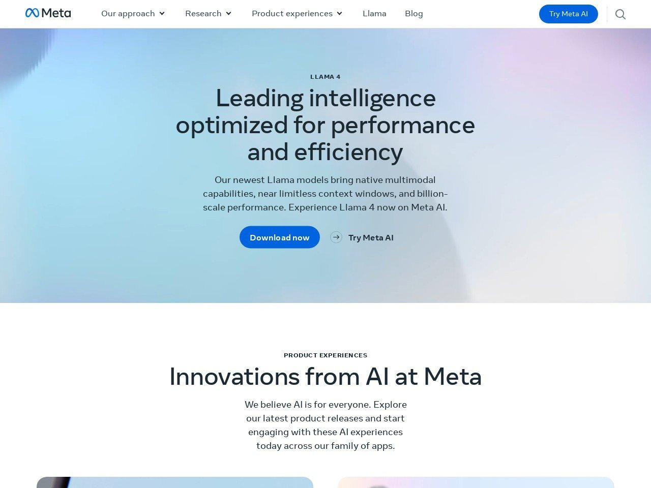 Meta AI (Llama 4)