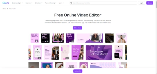 Canva Video Editor