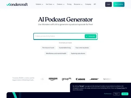 Wondercraft AI